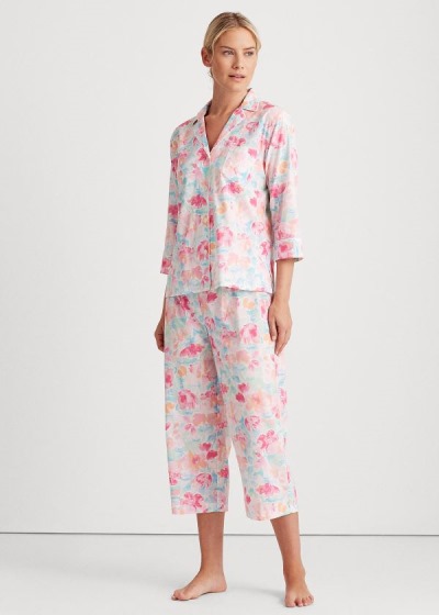 Women's Ralph Lauren Print Capri Pajama Sets | 678504YBE